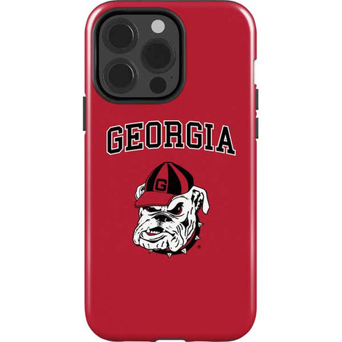 University of Georgia Bulldogs Logo iPhone 15 Pro Impact Case